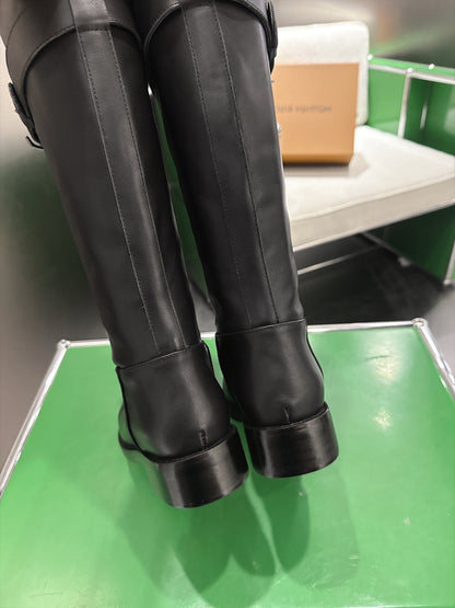 Heritage Riding Boots With Silver-Tone Initiales