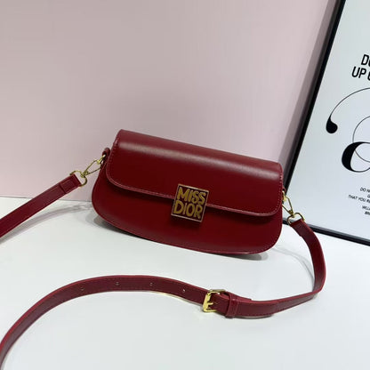 MD Flap Bag Gold Tone Hardware