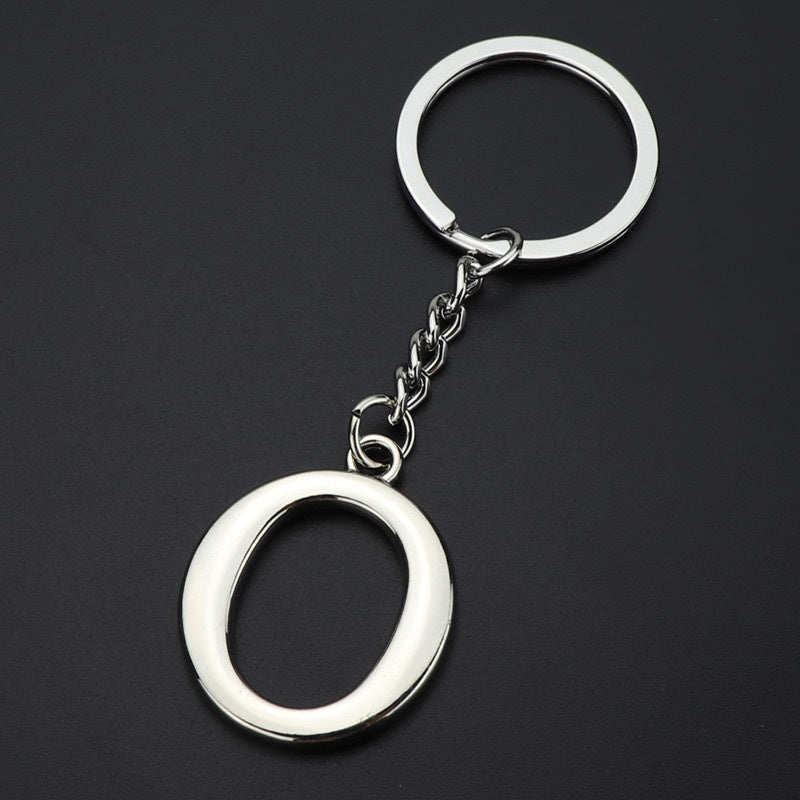 English Alphabet Keychain Keychain Personal Name Letter Pendant