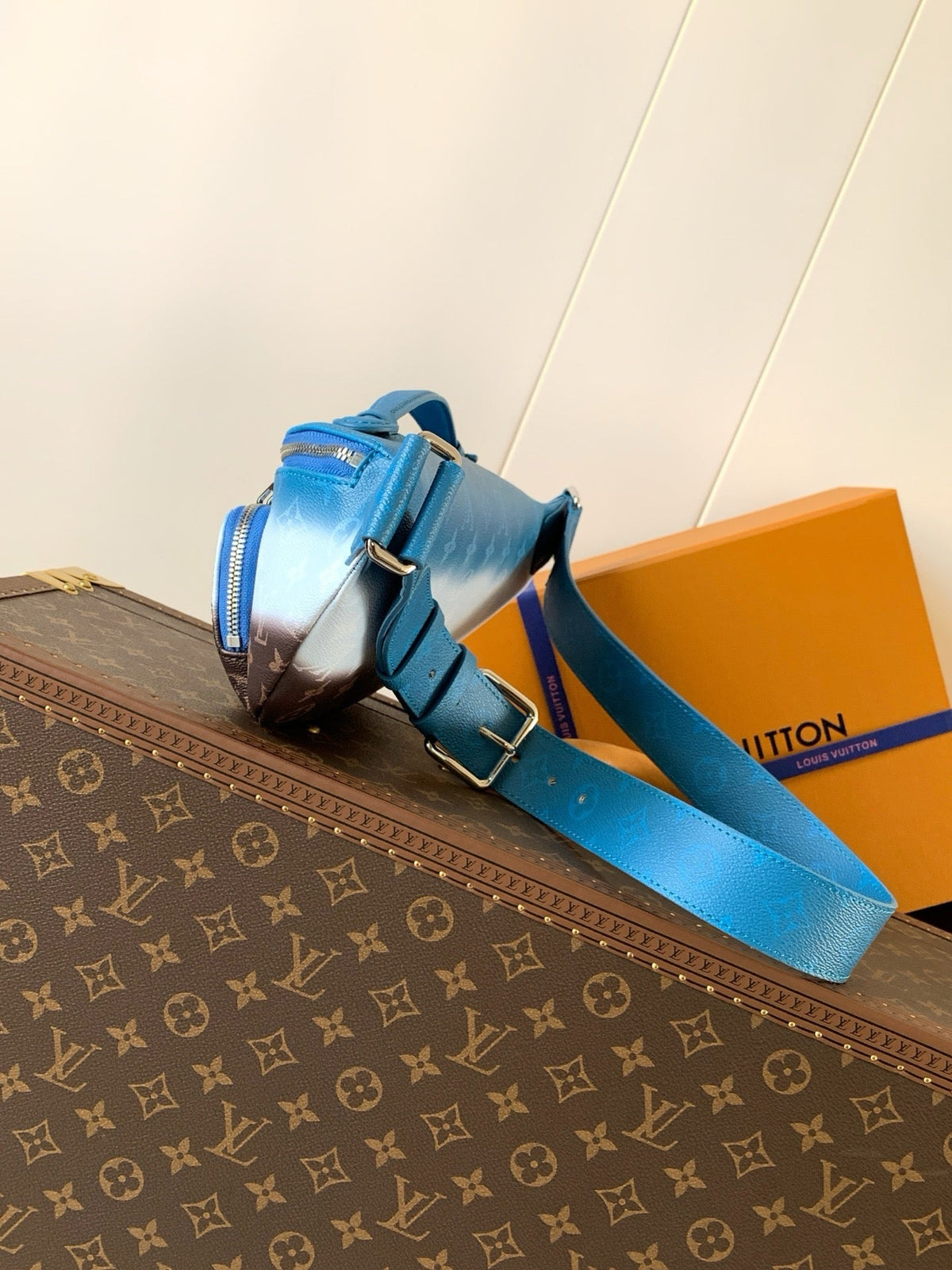 Rush Bumbag With Striking Blue Gradient Finish