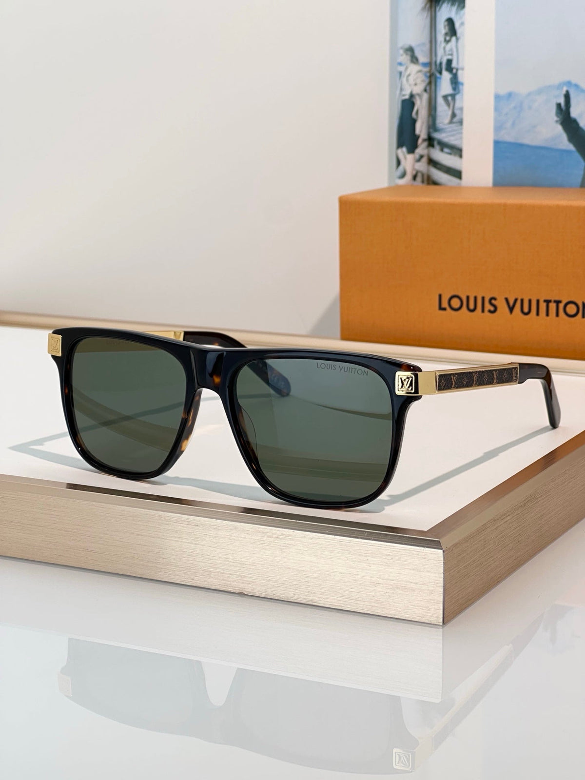 LV City Large Square Sunglasses