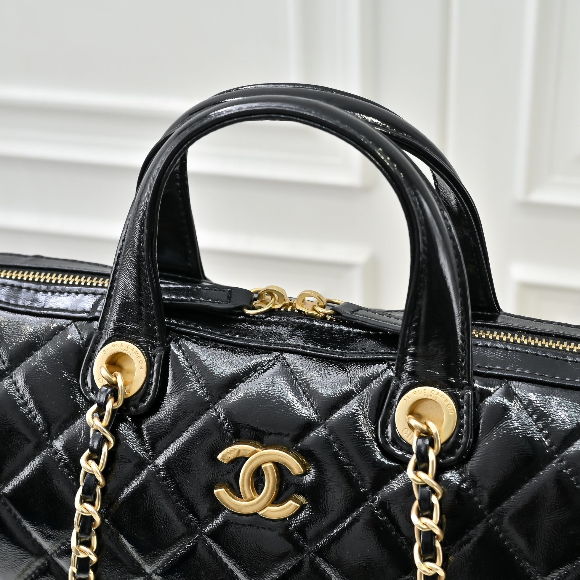 CC Bowling Bag Black & Gold