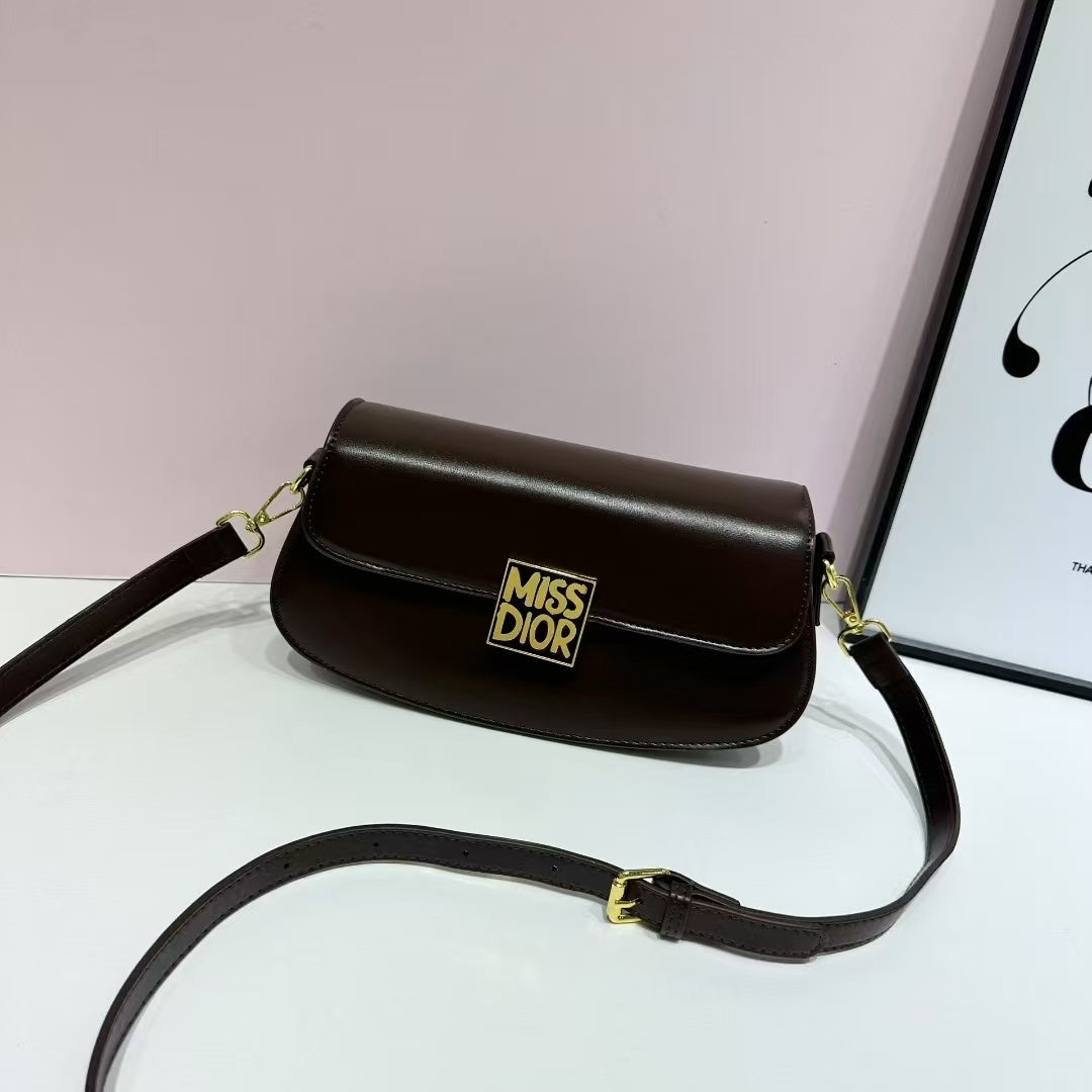 MD Flap Bag Gold Tone Hardware