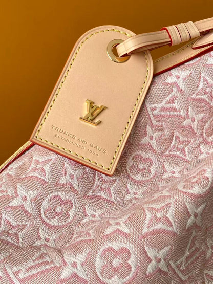 Noe In The Rose Ruban Monogram Jacquard Fabric