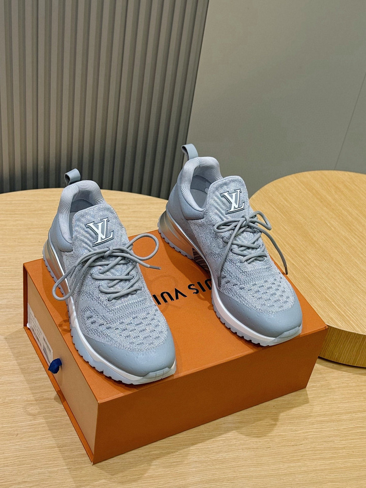 LV Runner Sneakers In Gray Colorway