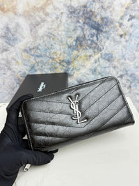 Black With Silver-Tone Logo