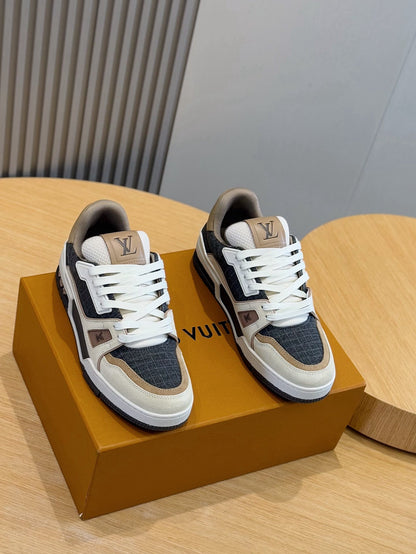LV Trainer Outdoor Sneaker In Brown Tones