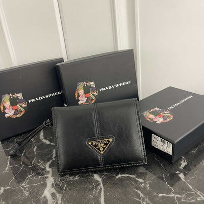 Small Soft Triangle Logo Wallet