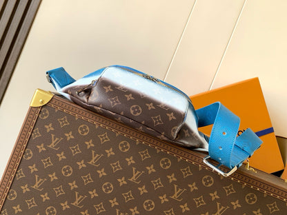 Rush Bumbag With Striking Blue Gradient Finish
