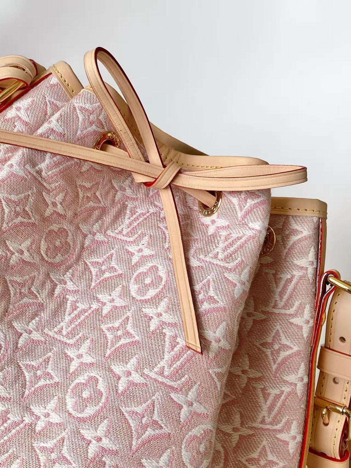 Noe In The Rose Ruban Monogram Jacquard Fabric