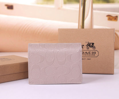Small C Signature Flap Wallet