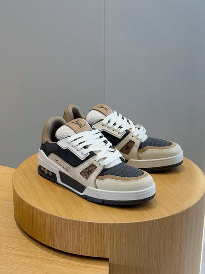 LV Trainer Outdoor Sneaker In Brown Tones