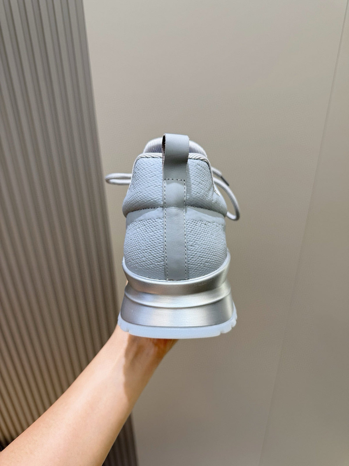 LV Runner Sneakers In Gray Colorway