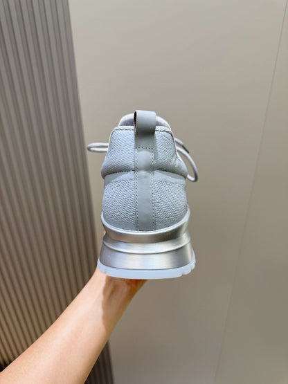 LV Runner Sneakers In Gray Colorway