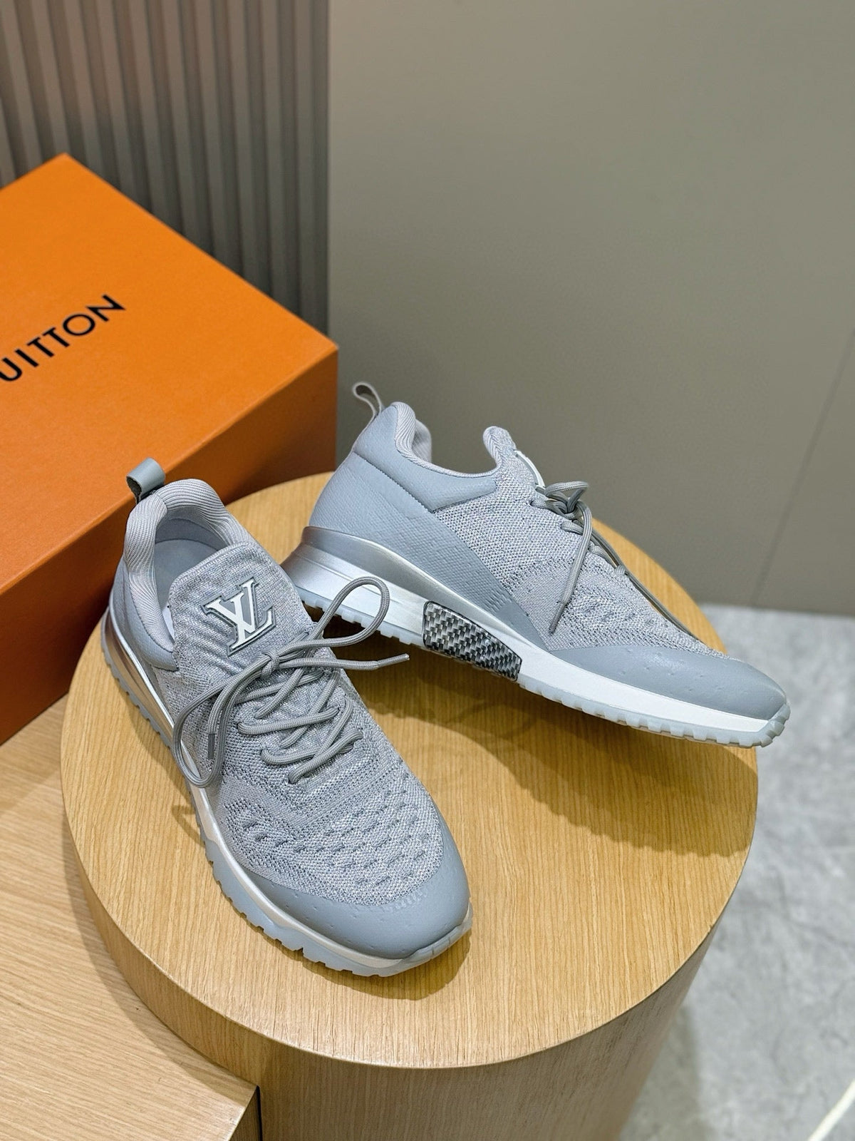 LV Runner Sneakers In Gray Colorway