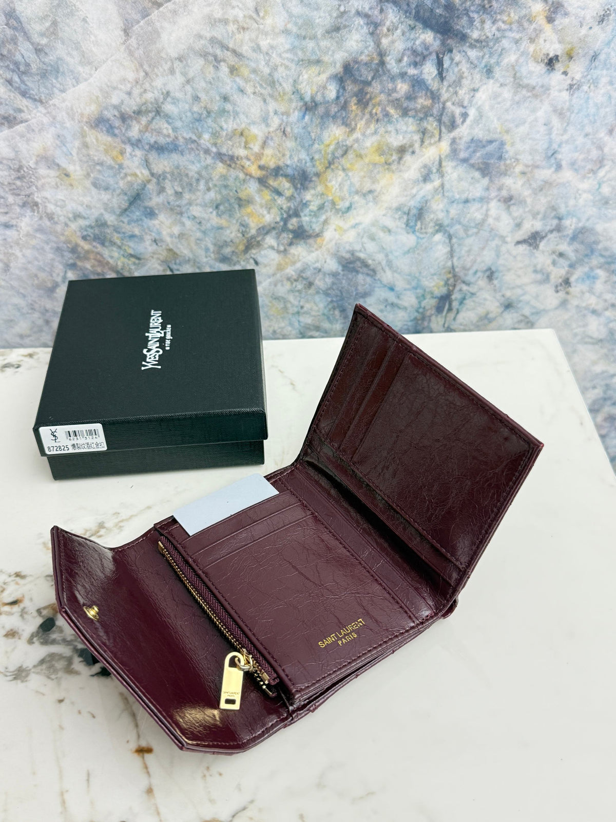 Cassandre Compact Tri-Fold Wallet