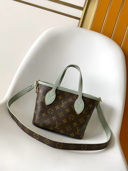 Neverfull Inside Out In Pastel Green Colorway