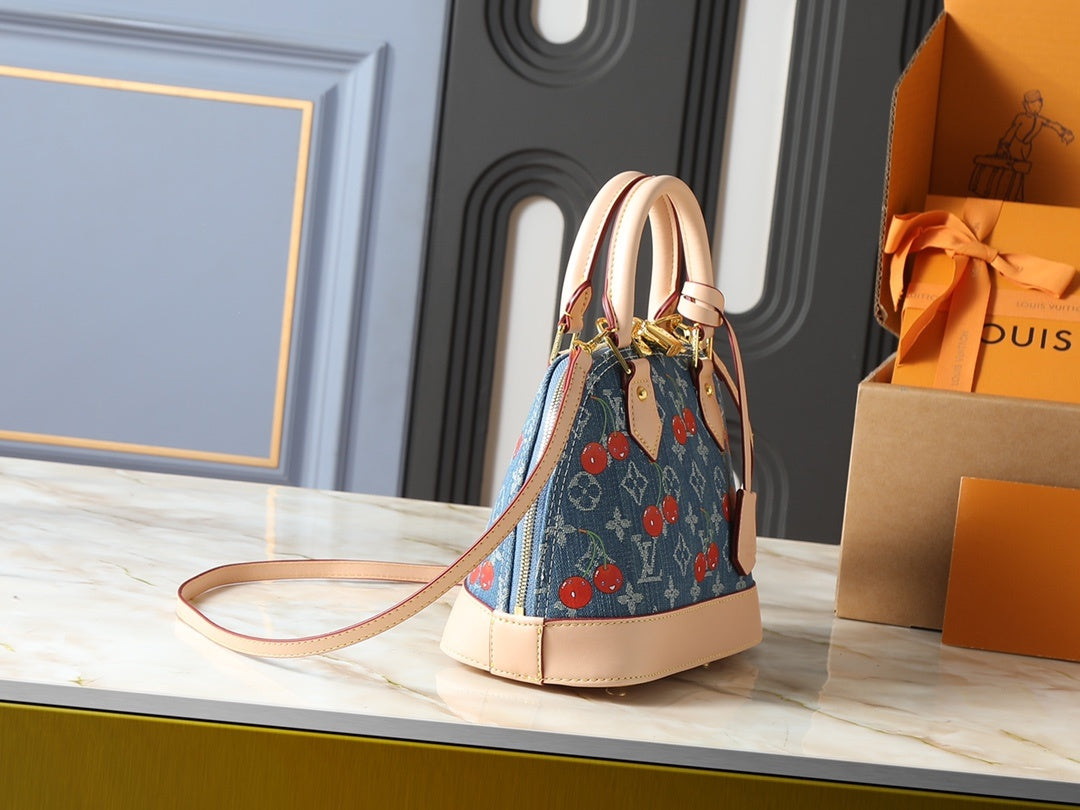 Shell Shape Denim Handbag