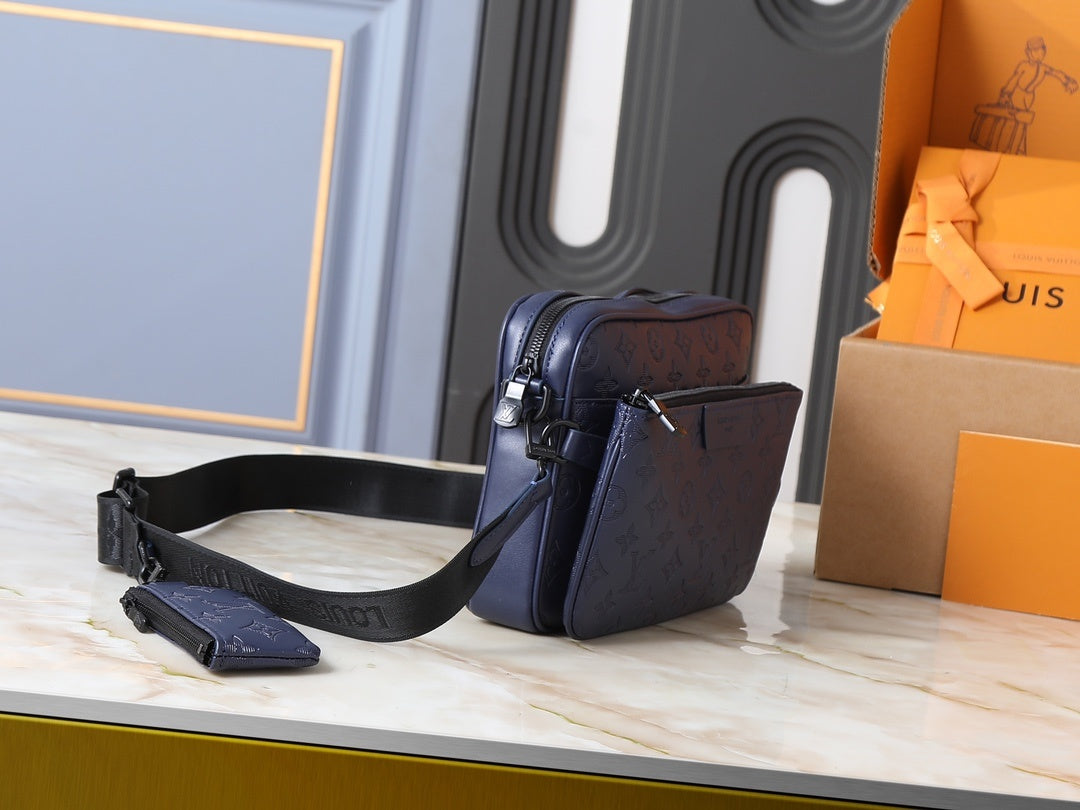 Trio Messenger Monogram Shadow Bag