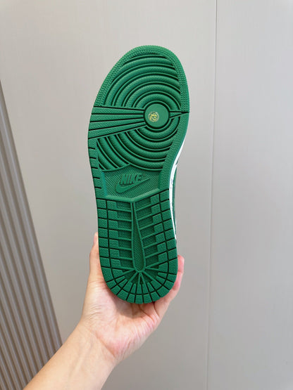 LV Trainer In White And Green Colorway