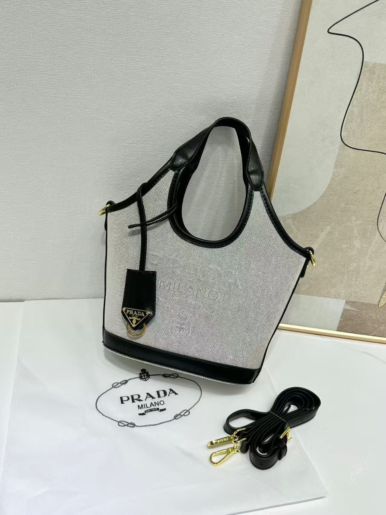 Medium Logo Print Tote Bag