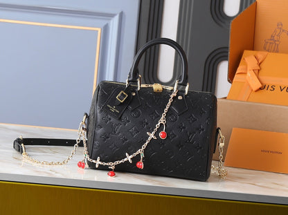 Speedy Soft Monogram Black Bag