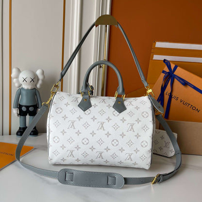 Monogram Boston Bag with Coin Pouch