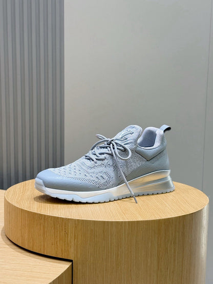 LV Runner Sneakers In Gray Colorway