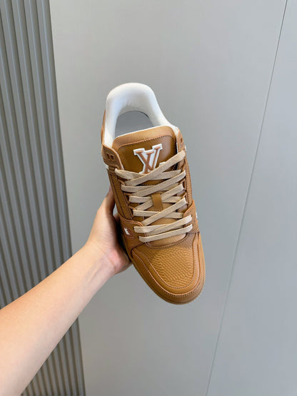 LV Trainer In Cognac Colorway