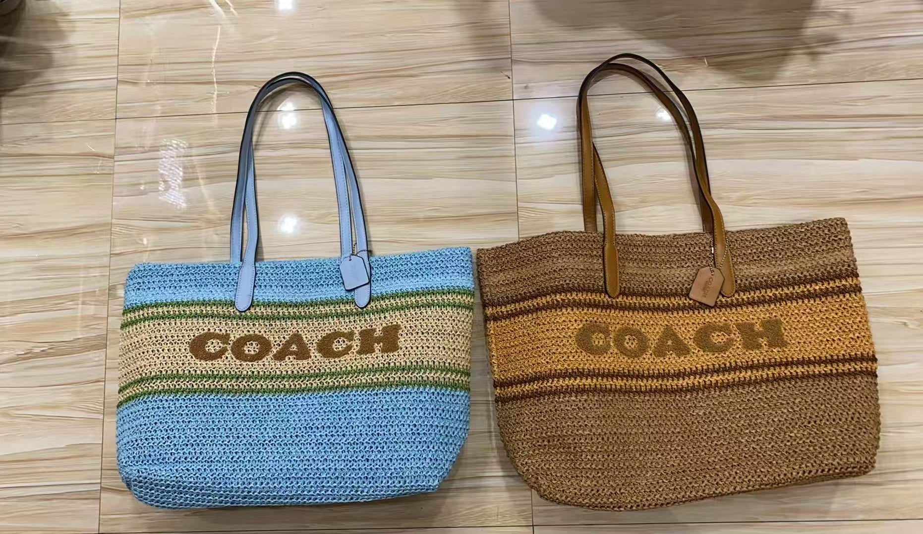 Luxury Woven Straw Tote Bag