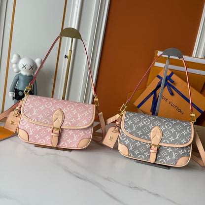 Monogram Buckle Flap Shoulder Bag