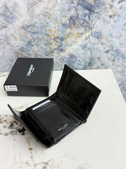 Cassandre Compact Tri-Fold Wallet