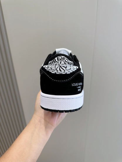 LV Monogram Pattern With Black & White Design