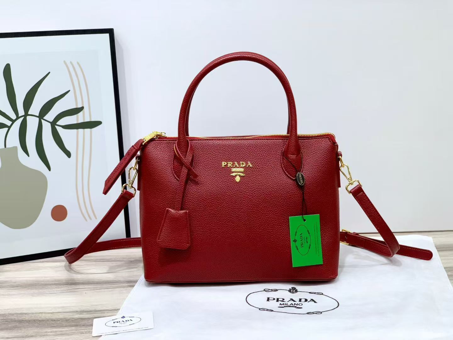 Monochrome Top Handle Bag