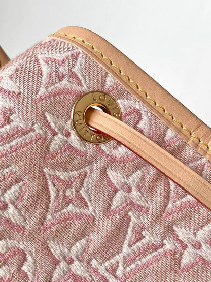 Noe In The Rose Ruban Monogram Jacquard Fabric