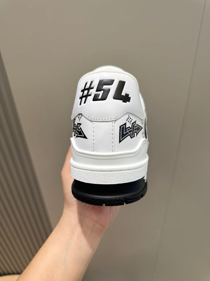 LV Trainer Comic Motifs Sneakers
