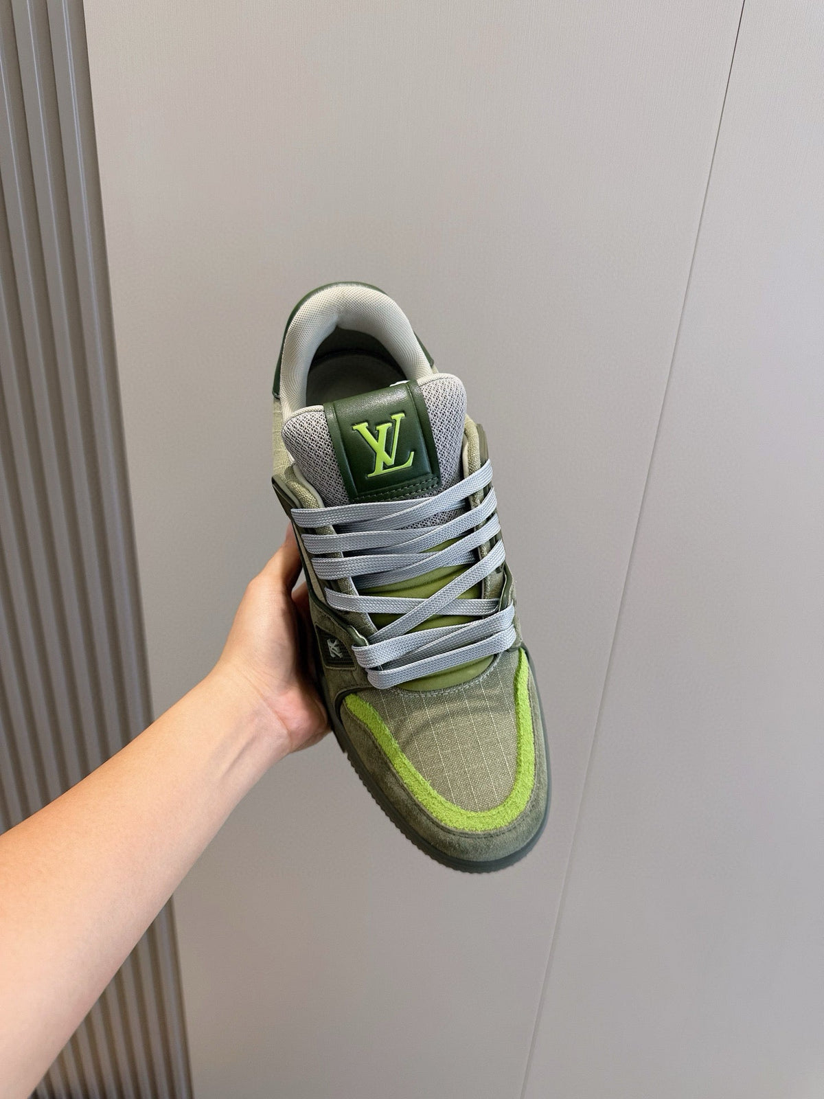 LV Trainer Outdoor Sneaker In Green