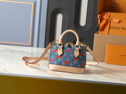 Shell Shape Denim Handbag