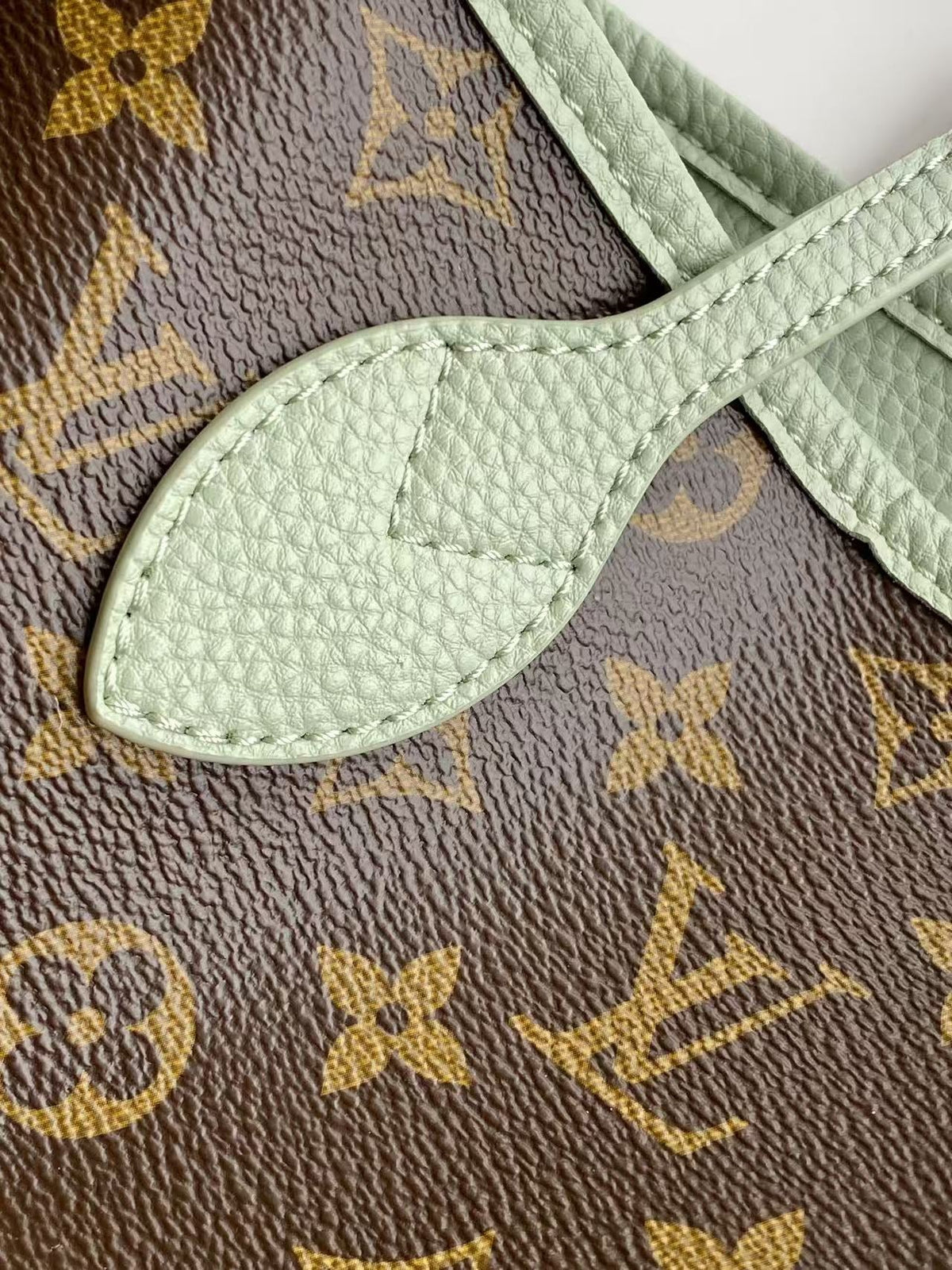 Neverfull Inside Out In Pastel Green Colorway