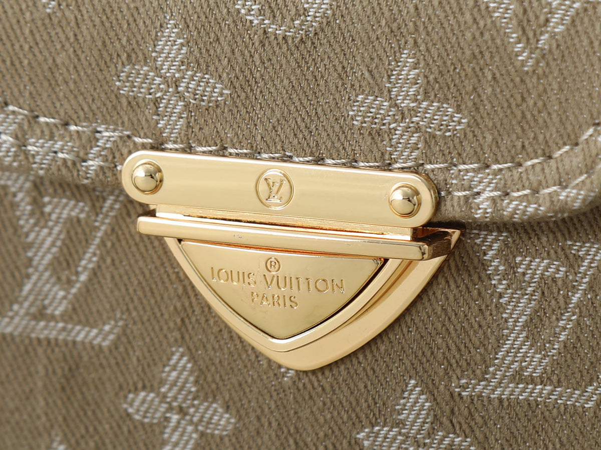 LV Monogram Denim Baggy MM Hobo Shoulder Bag