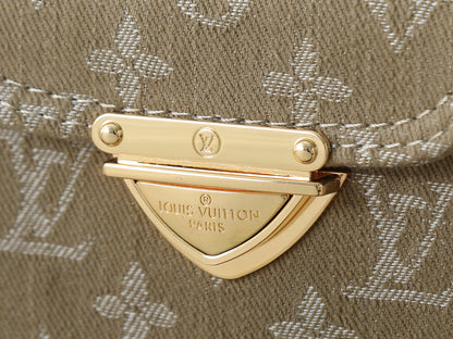 LV Monogram Denim Baggy MM Hobo Shoulder Bag