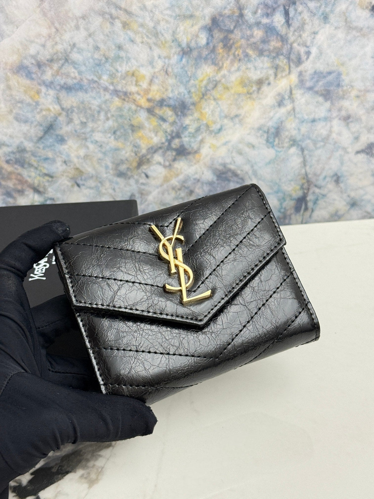 Cassandre Compact Tri-Fold Wallet