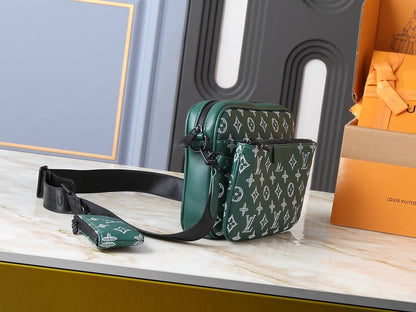 Trio Messenger Monogram Shadow Bag