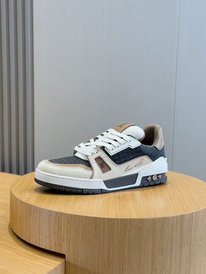 LV Trainer Outdoor Sneaker In Brown Tones