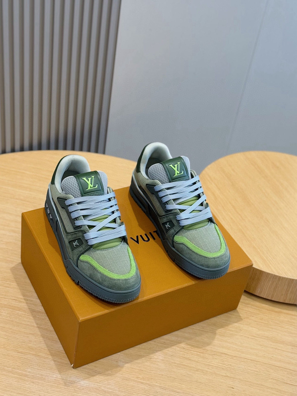 LV Trainer Outdoor Sneaker In Green