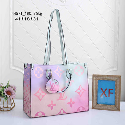 Oversized Monogram Tote Bag