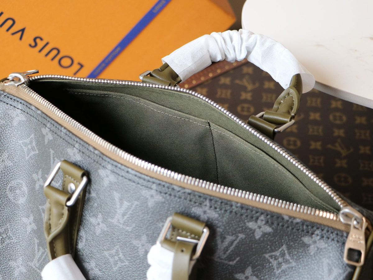 Keepall Bandouliere In Monogram Eclipse Canvas