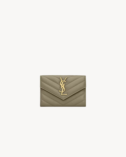 CASSANDRE FRAGMENTS FLAP CARD CASE IN LAMBSKIN