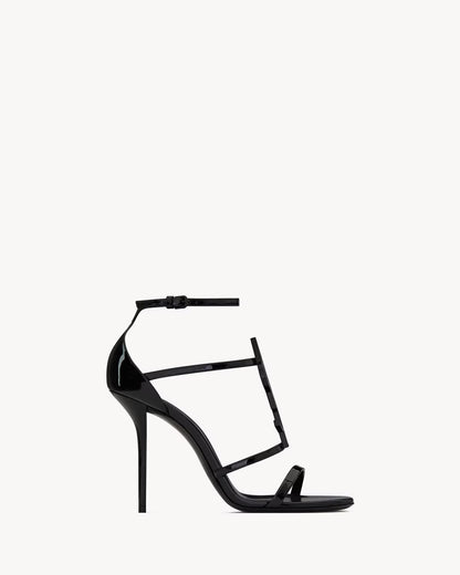 Cassandra sandals in patent leather 10CM