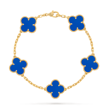 Vintage Alhambra bracelet, 5 motifs